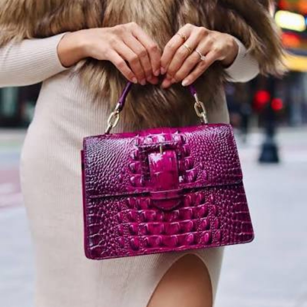 SOLD NWT BRAHMIN Small Hallie satchel/crossbody, Sugar Plum Melbourne leather